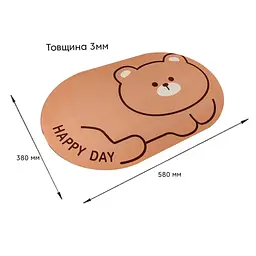 Килимок вологопоглинаючий Wall Sticker 38х58х3 мм (D) SW-00002556 - мініатюра 2
