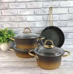 Набір посуду O.M.S. Collection 3048 Gold 7 предметів