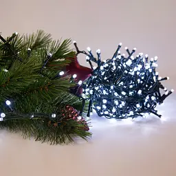 Гірлянда Chomik 200LED холодний білий з ефектом блиску 10 м (LED9485) - мініатюра 4