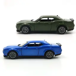 Автомодель TechnoDrive Dodge Challenger SRT Jailbreak 2022 синій, зелений (250949) - мініатюра 4
