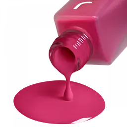 Лак для нігтів Nail care polish 4in1 07 Fuchsia flame JOIA vegan 8 мл - мініатюра 4