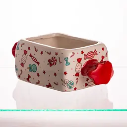 Цукерниця порцелянова Merry Christmas прямокутна 1 л Yiwu CR-1-22 - мініатюра 7
