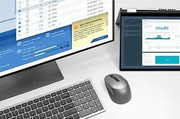 Dell Клавіатура Compact Multi-Device Wireless Keyboard - KB740 - Ukrainian(QWERTY) - мініатюра 9
