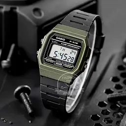 Чоловічий годинник Casio F-91WM-3A Темно-Зелений ( AT1141-0127 ) - мініатюра 5