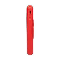 Повербанк 10000mAh Power Bank Kraft KPB-1110W Red бездротова зарядка (43-00056) - мініатюра 4