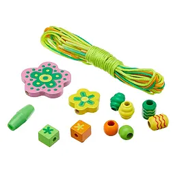 Набір дерев'яних намистин Melissa & Doug Квітковий сад (MD4178) - мініатюра 2