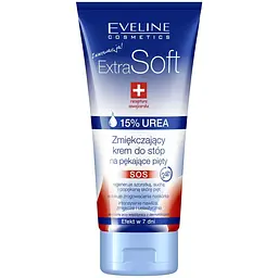 Пом'якшуючий крем для потрісканих п'ят Eveline Extra Soft SOS, 100 мл