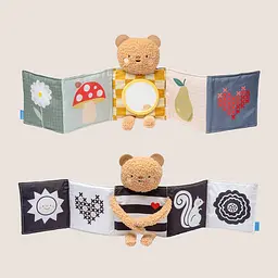 Розвивальна книжка-розкладушка 2-в-1 – ОБІЙМИ ВЕДМЕДИКА Taf Toys 13795 - мініатюра 3