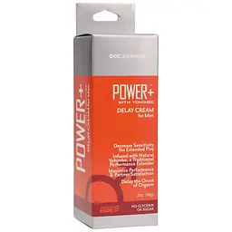 Крем Doc Johnson Power+ with Yohimbe Delay Cream - Потужний -пролонгатор з екстрактом Йохімбе, 56 г - мініатюра 2