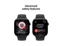 Смарт-годинник Apple Watch Series 11 GPS + Cellular 42mm Slate Tit. Case w. Slate Link Bracelet (MF9K4+MXMD3) - мініатюра 3
