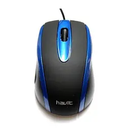 Мишка Havit V-MS753 USB Black/Blue (23938) - мініатюра 2