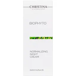 Крем для обличчя нічний Christina BioPhyto Normalizing Night Cream 75 мл - мініатюра 2