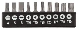Викрутки 10 біт, SL,PH,Torx, сталь CrV, набір 14шт Neo Tools hoz0014077 - мініатюра 3