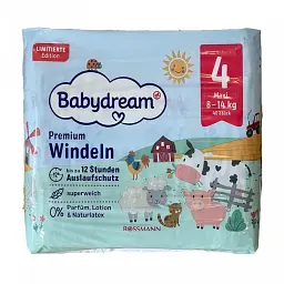 Підгузники Babydream Premium 4 Maxi (8-14) кг 40 шт