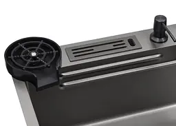 Кухонна мийка Kroner KRP KRP Schwarze - SET7545NB PVD (3.0/0.8 мм) (CV033805) - мініатюра 5