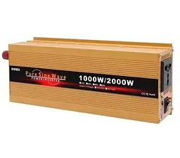 Інвертор для котла з чистою синусоїдою 12v-220v 1000w-2000w Перетворювач напруги - мініатюра 2