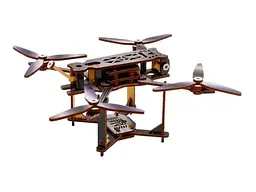 Дерев'яний 3D конструктор FPV Mini, Puzzleоk (Puz-00953), 95 дет. - мініатюра 5