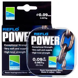 Волосінь Preston Reflo Power 100 м 0.15 мм 2.683 кг