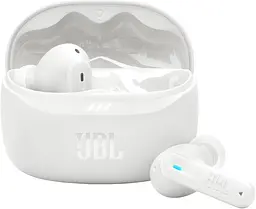 Навушники бездротові JBL Tune Beam 2 (JBLTBEAM2WHT) стерео в кейсі білі - мініатюра 2