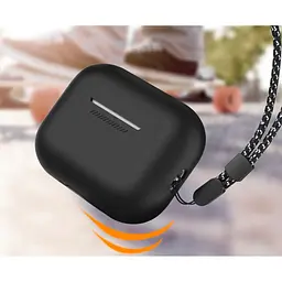 Чохол AhaStyle Colorful Silicone Case для AirPods Pro 2 Black [CP-187-2-C-BK] [133833] - мініатюра 6