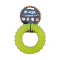 Іграшка AnimAll Fun кільце з шипами жовте 12 см