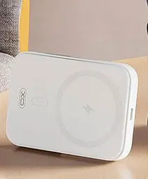 Акумулятор бездротовий XO PR242 5000mAh Magnetic wireless 15W з підставкою білий - мініатюра 3