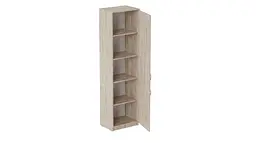 Пенал Анжело Ferrum-decor на 5 полиць із 2 дверима 1900x500x380 ДСП Дуб Сан-Марино 16 мм (FRD-104955) - мініатюра 3