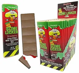 Шоколадний батончик Toxic Waste Slime Licker Strawberry 49 г - мініатюра 4