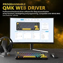 Клавіатура Attack Shark X65 RGB HE Starry Black (AS-6972792470535-SB-UA) [176658] - мініатюра 9