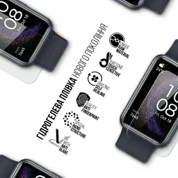 Плівка захисна Armorstandart Matte hydrogel Huawei Watch Fit SE 6 pcs (ARM92064) - миниатюра 2