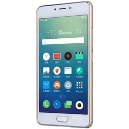 Чохол-накладка Nillkin Super Frosted Shield Meizu M3S Gold - мініатюра 4