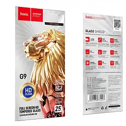 Захисне скло Hoco Full screen HD tempered glass series set for iP17 Air (G9) Black - мініатюра 2