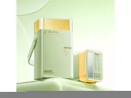 Зовнішній акумулятор (павербанк) Remax FP-3 40000mAh 65W Green - мініатюра 2