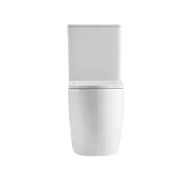 Унітаз підлоговий Qtap Robin New Ultra Quiet безобідковий з сидінням Soft-close White QT13226083AW, Білий - мініатюра 3