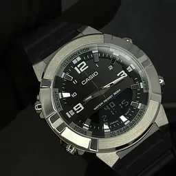 Чоловічий годинник Casio AMW-870-1A Сріблястий ( AT1141-0219 ) - мініатюра 4