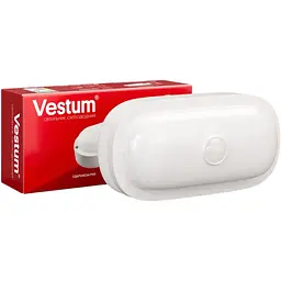 Светодиодный светильник Vestum овальный с датчиком движения ЖКХ 15W 4500K 220V 1-VS-7206