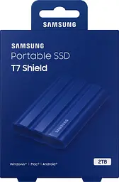 Портативний SSD Samsung 2TB USB 3.2 Gen 2 Type-C T7 Shield - мініатюра 5