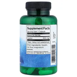 Інозитол Swanson Inositol 650 mg, 100 капсул - мініатюра 2