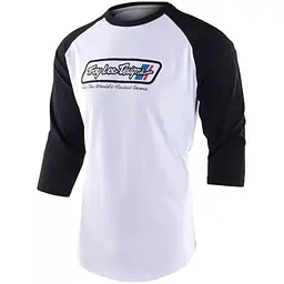 Кофта Troy Lee Designs Go Faster Raglan S White/Black (1106-768561002)