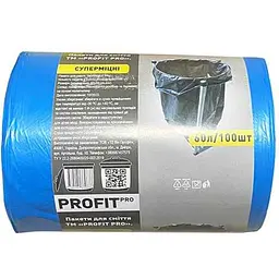 Пакети для смiття Profit! 100шт 60л Суперміцні
