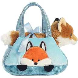 М'яка іграшка Aurora Fancy Pals Peek-A-Boo Fox Лисичка у сумці - мініатюра 2