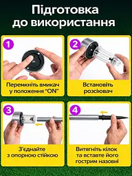 Набір акумуляторних металевих садових ліхтарів із сонячною панеллю 10 в 1 - мініатюра 9