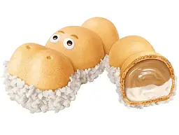 Вафельні батончики бегемотики Kinder Happy Hippo Hazelnut 5 шт, 104 г - мініатюра 4