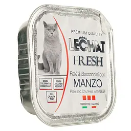 Вологий корм для котів Monge LCE Cat Fresh яловичина 100 г (70008600) - мініатюра 2