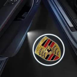 Картридж-вставка логотипу Porsche на двері 1 шт. - мініатюра 3