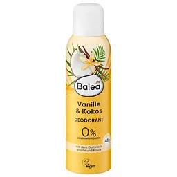 Дезодорант-спрей Balea Vanilla & Coconut з ароматом ванiлi та кокосу, 200 мл