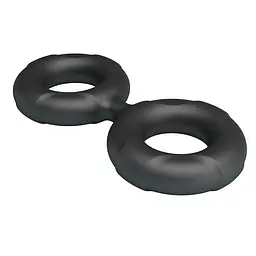 Ерекційне кільце Crazy Bull Super Soft Silicone Radwan, чорне PRETTY LOVE BI-210364 103646 - мініатюра 2