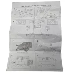 Дефлектор капота мухобойка HIC для Toyota Land Cruiser 120 2003-2010 Оригінал (FH-T03-1) - мініатюра 8