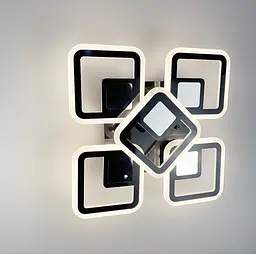 Стельовий LED світильник із ефектом безкінечності Line.F Колір корпусу Хром