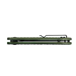 Ніж складаний туристичний Ruike P123-MG, (9.2 см) 14C28N / мікарта темно-зелений - миниатюра 8